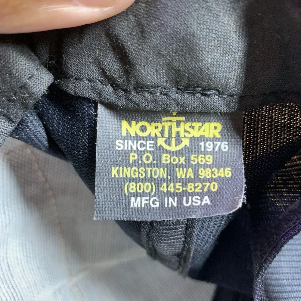 Vintage North Star USS Carr‎ FFG-52 Hat Cap Snap Back Black Embroidered USN Mens